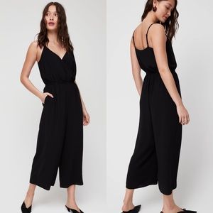 Aritzia Wilfred Melodie jumpsuit black size medium